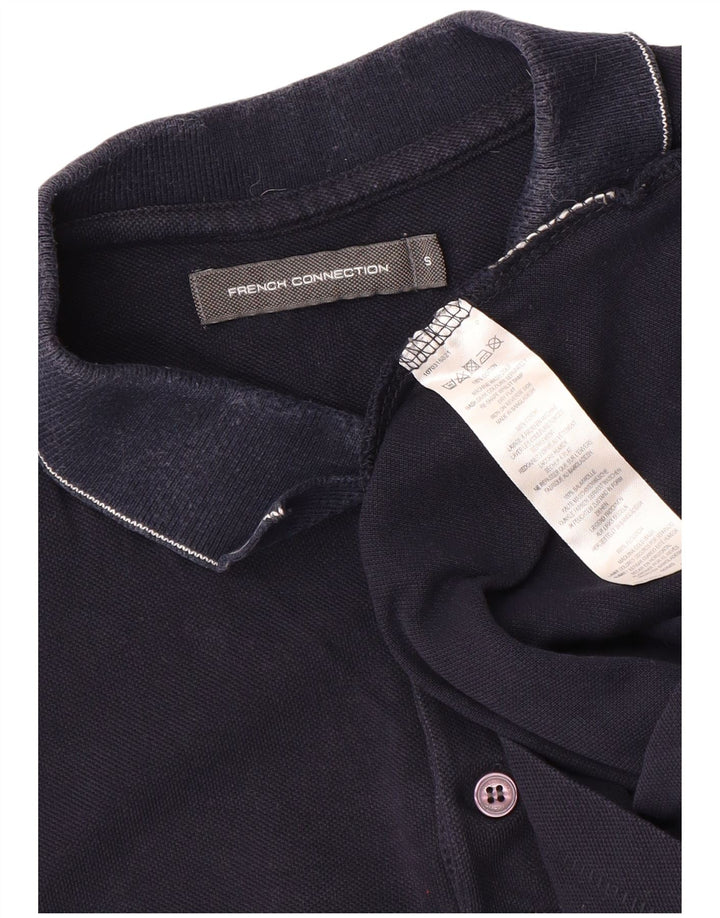 FRANSK FORBINDELSE Herre poloshirt Lille marineblå bomuld