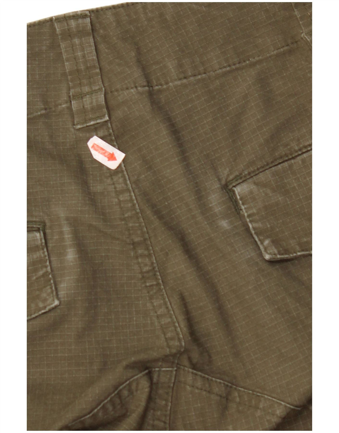 NIKE Straight Cargo-bukser til kvinder W34 L27 Khaki Bomuld