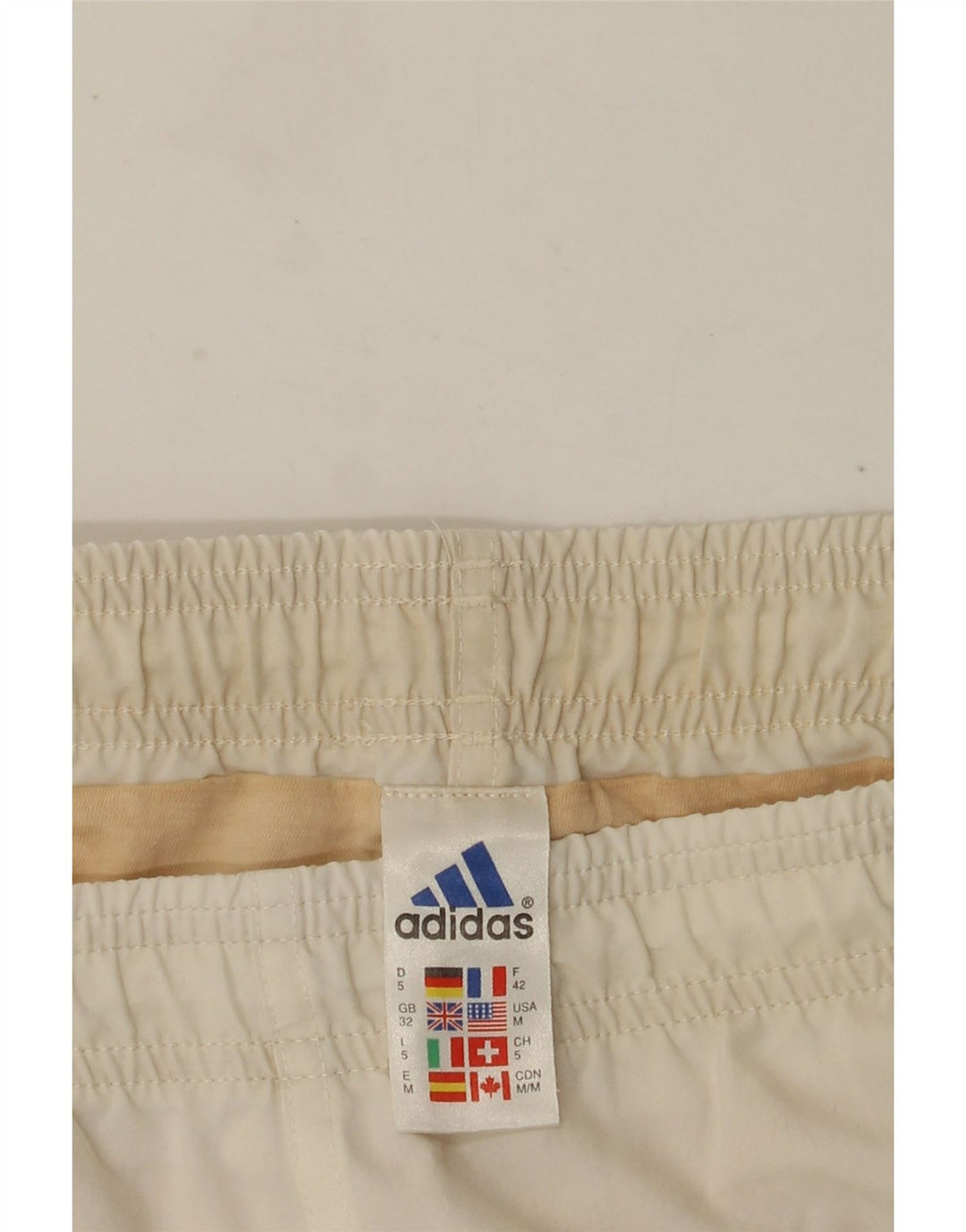 Adidas Herre Sportshorts Medium Hvid Bomuld