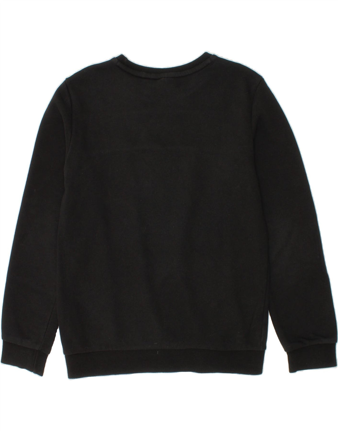PUMA Boys Graphic Sweatshirt Jumper 11-12 Years Black Cotton Vintage Puma and Second-Hand Puma from Messina Hembry 