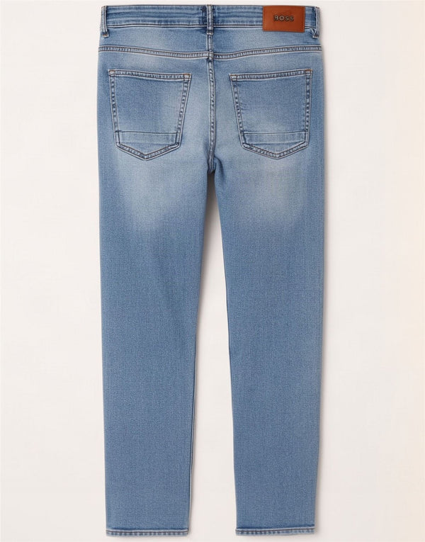 Hugo Boss herre cropped jeans W32 L25 blå bomuld