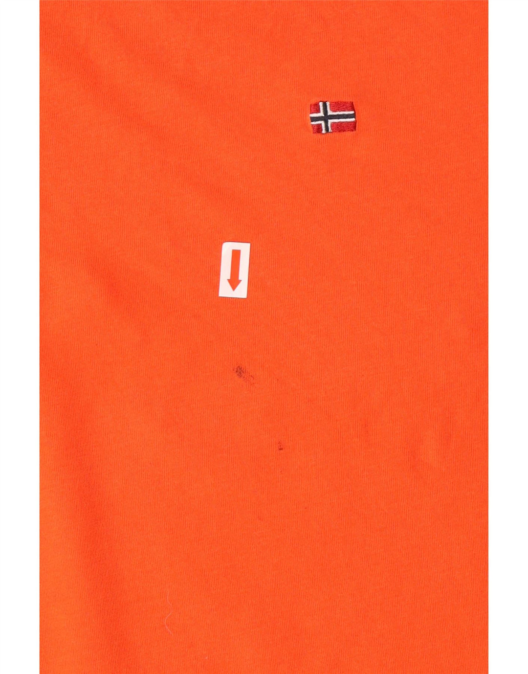 NAPAPIJRI Herre T-Shirt Top Stor Orange Bomuld