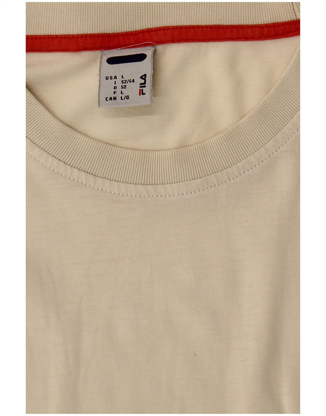 FILA Herre T-Shirt Top Stor Beige