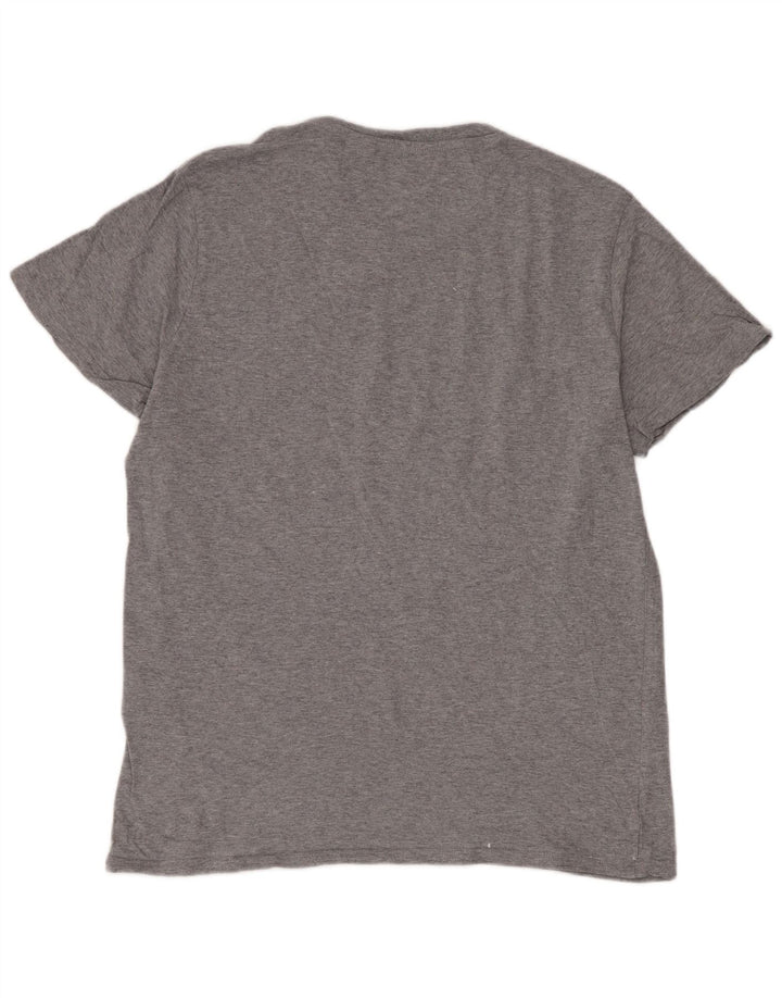 Levi's Herre grafisk T-shirt Top Stor grå stribet bomuld
