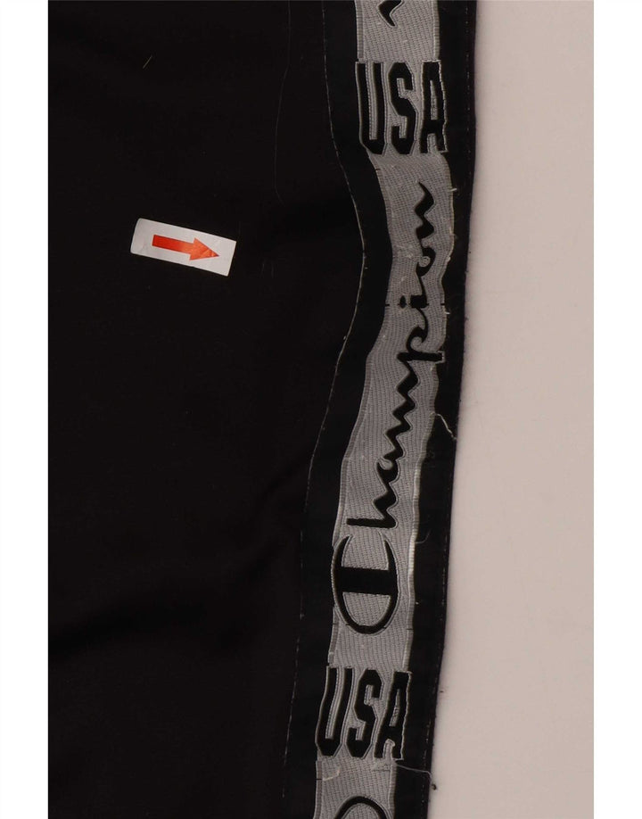 Champion Herre grafisk træningsdragt Bukser Large Black Colourblock Polyester