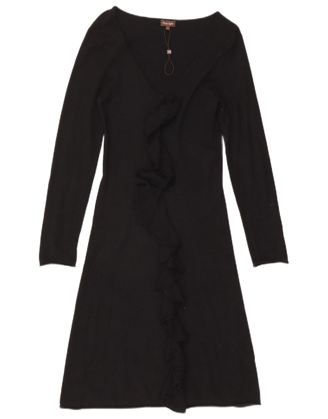 Phase Eight Womens Flæse Front Langærmet Jumper Dress UK 8 Small Black