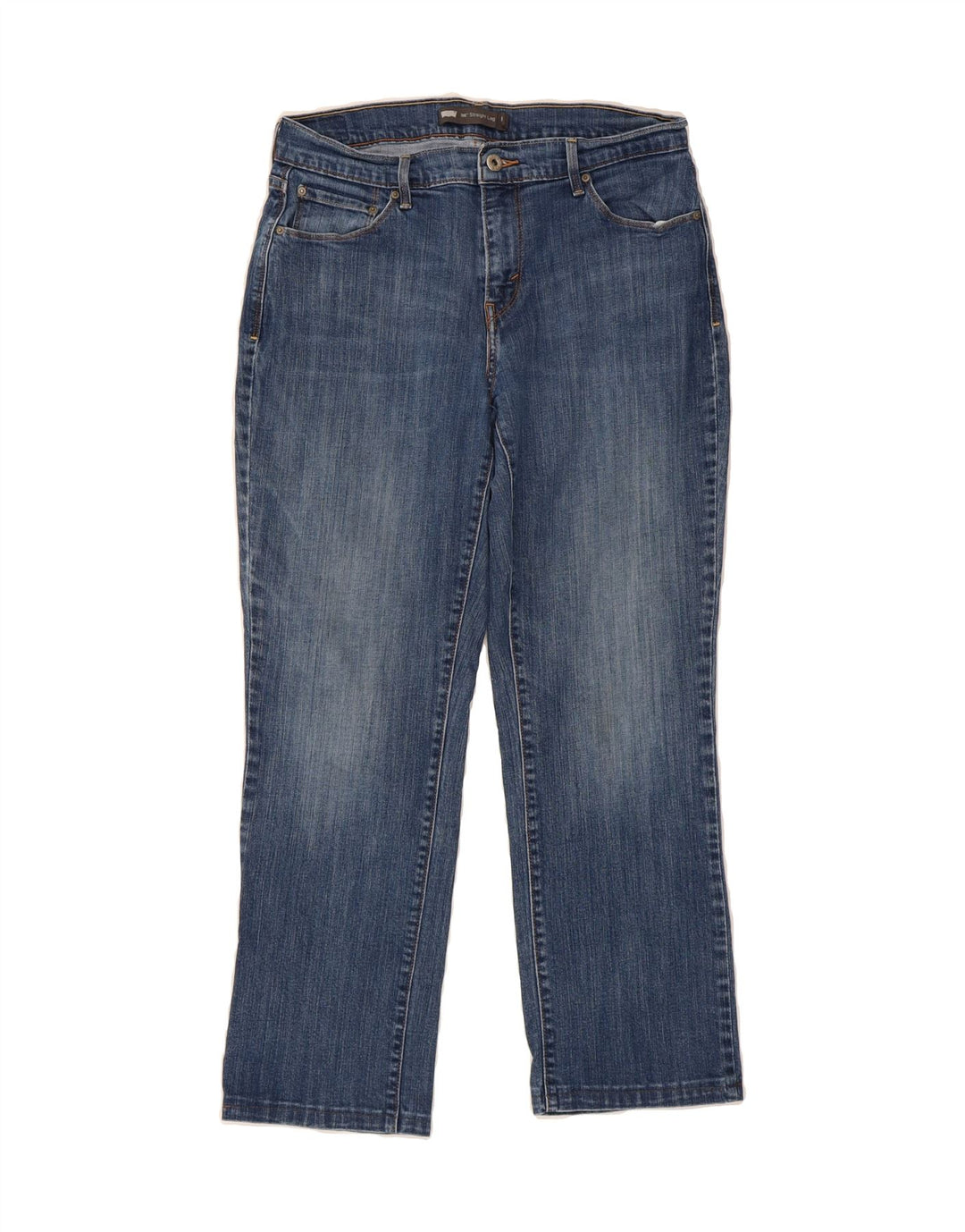 LEVI'S Womens 505 Straight Jeans US 10 Large W30 L27 Blue Cotton Vintage Levi's and Second-Hand Levi's from Messina Hembry 