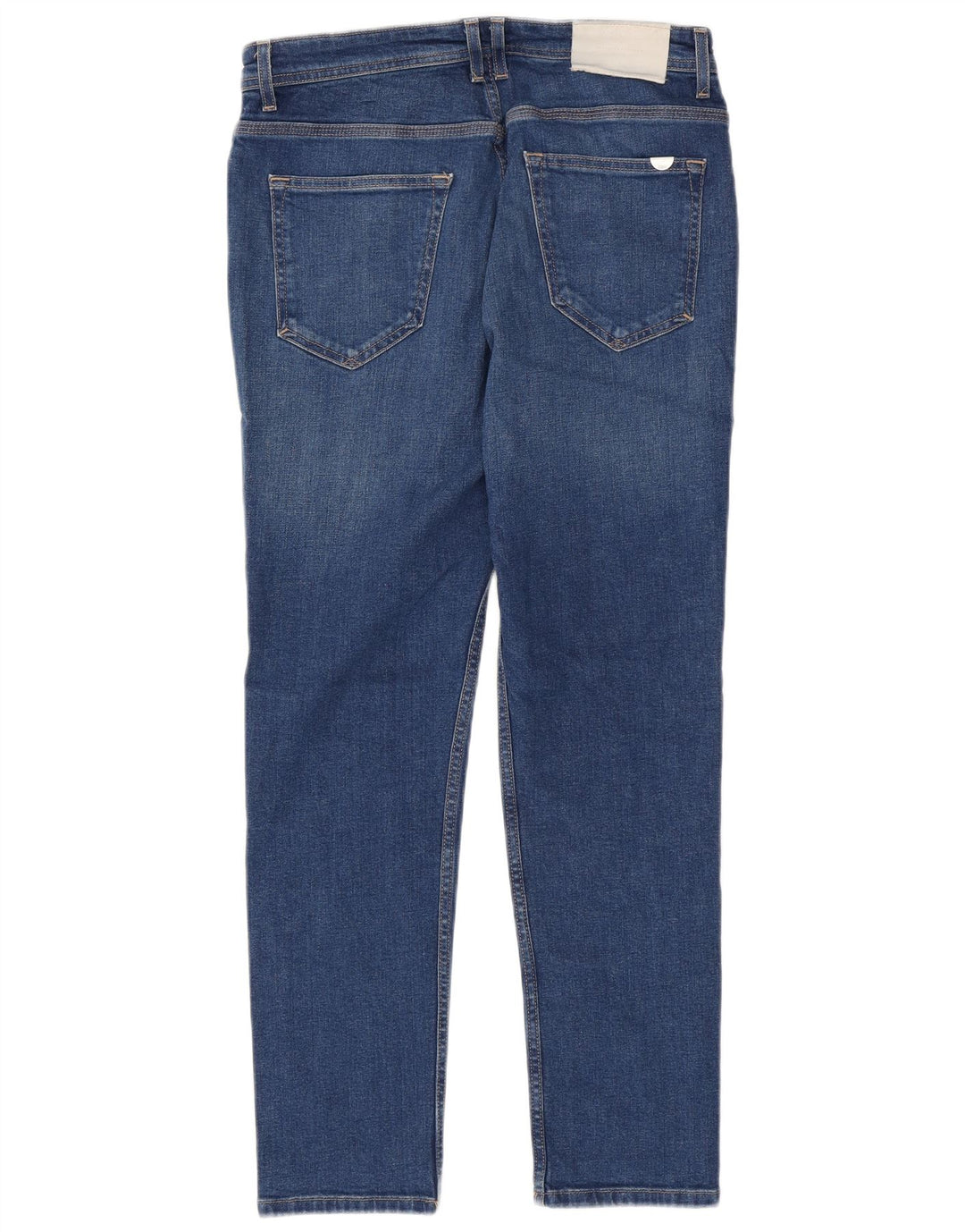 Zara Herre Slim Jeans EU 42 Large W32 L29 Blå Bomuld