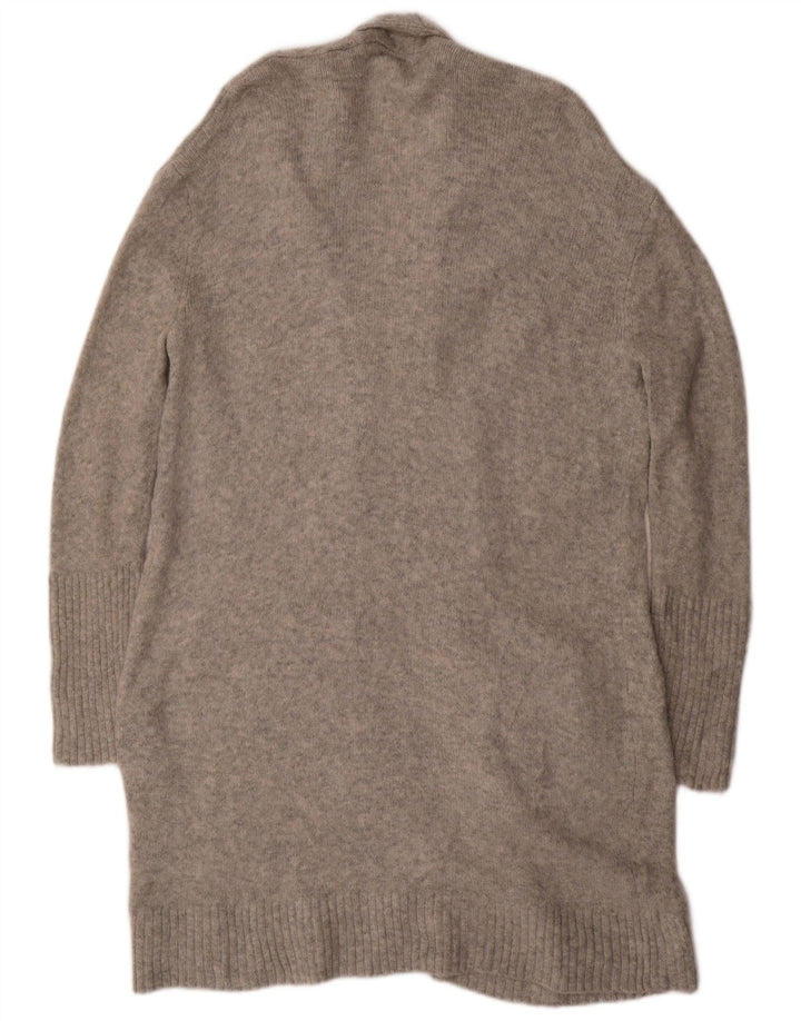 MOSSIMO Womens Oversized Longline Open Cardigan Sweater UK 14 Medium Grey