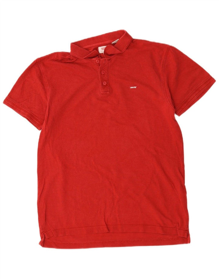 Levi's herre poloshirt stor rød bomuld