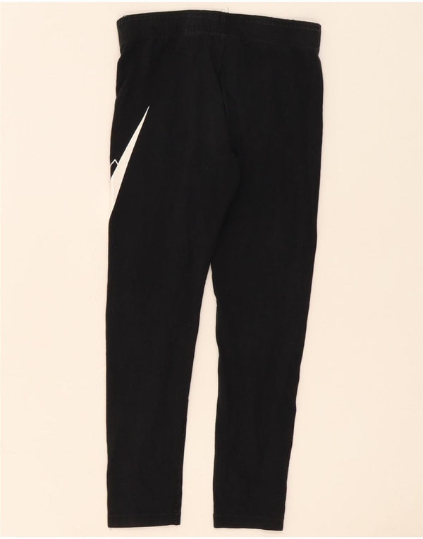 Nike Girls Tight Fit Grafiske Leggings 10-11 år Medium Sort