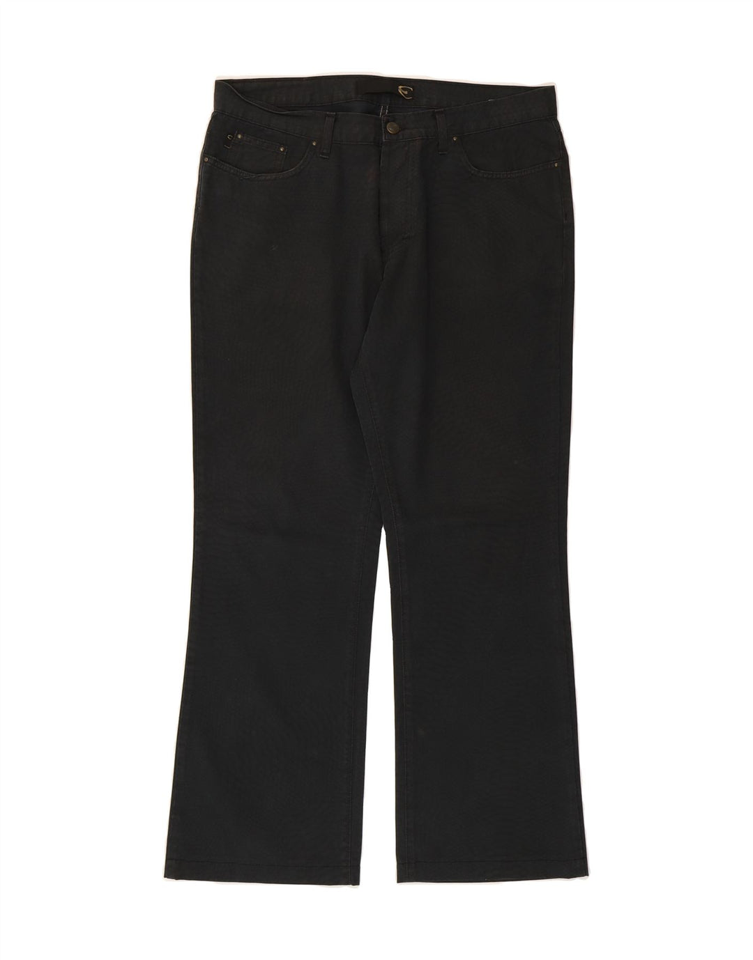 JUST CAVALLI Womens Straight Jeans W36 L28 Black Polyester Vintage Just Cavalli and Second-Hand Just Cavalli from Messina Hembry 