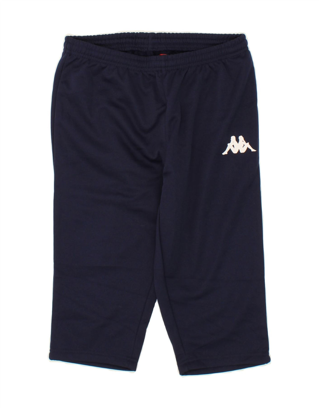 KAPPA Boys Capri Tracksuit Trousers 11-12 Years Navy Blue Polyester Vintage Kappa and Second-Hand Kappa from Messina Hembry 