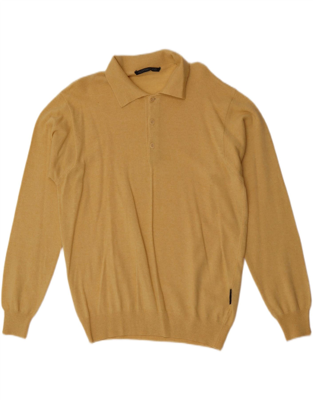 Valentino Herre Polo Neck sweater Medium Gul
