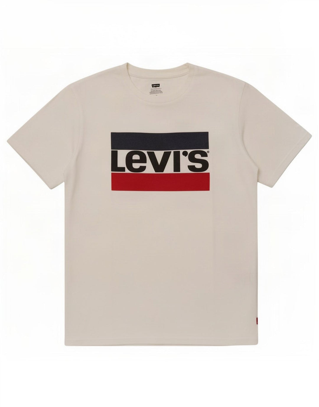 Levi's Herre grafisk T-shirt top mellem hvid bomuld