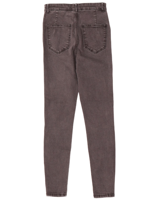 ZARA Dame Skinny Jeans EU 40 Medium W30 L27 Grå Bomuld