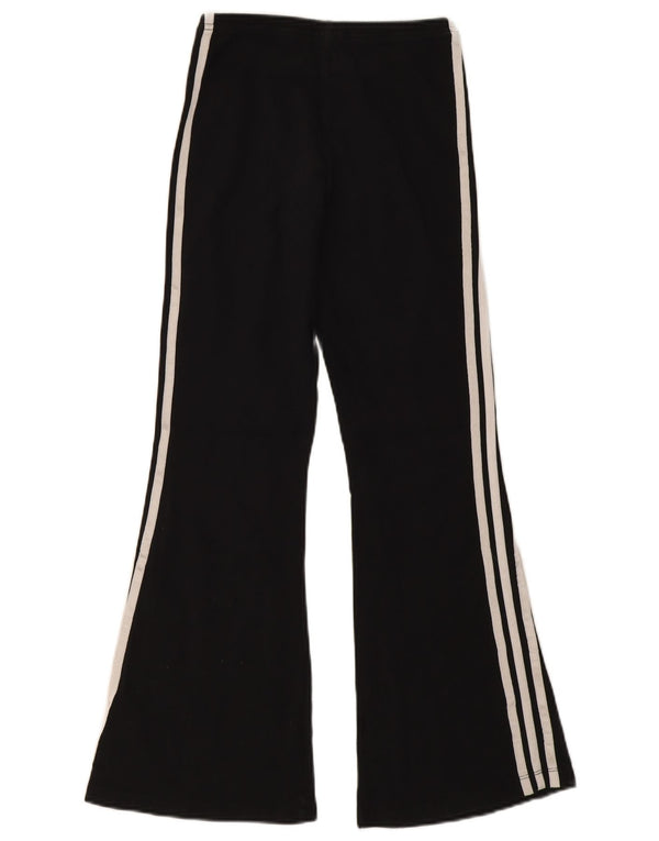 Adidas Girls Flare Windbreaker Bukser 11-12 År Sort Bomuld
