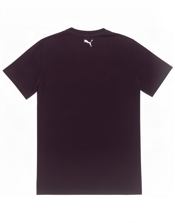 Puma Herre grafisk T-shirt Top Medium Marineblå Bomuld