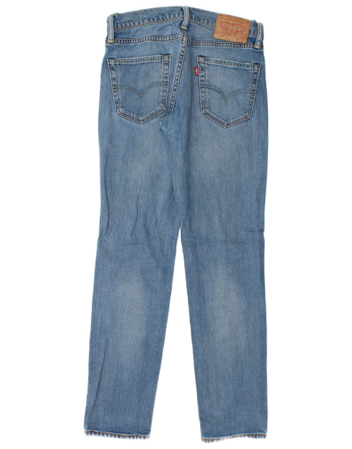 LEVI'S Herre 511 Slim Jeans W30 L30 Blå Bomuld