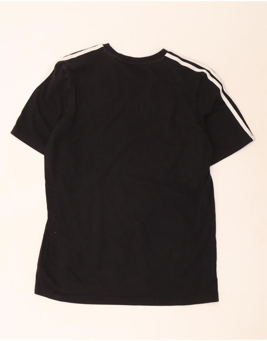 Adidas Herre T-Shirt Top Stor Sort Bomuld