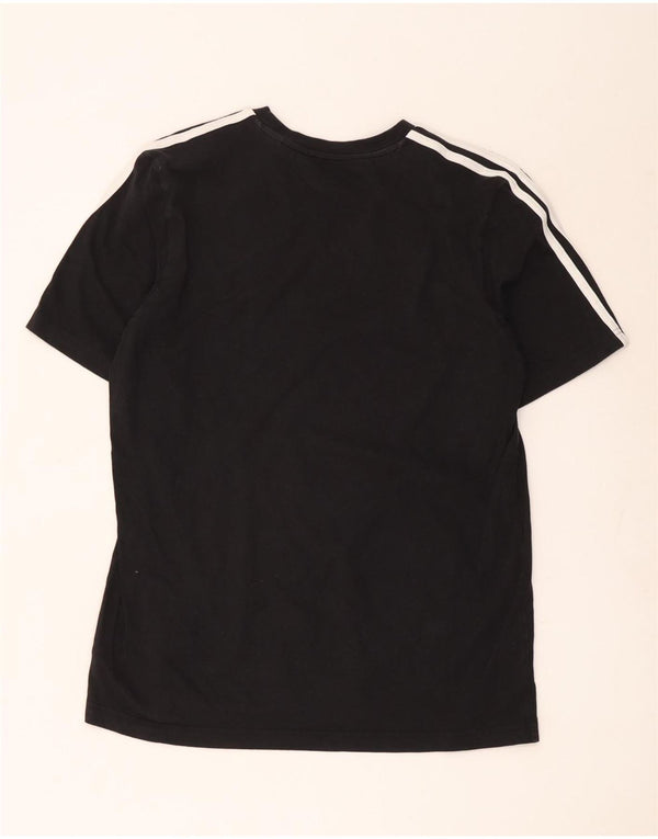 Adidas Herre T-Shirt Top Stor Sort Bomuld