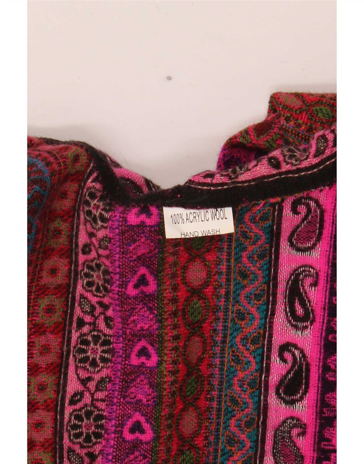 Vintage oversized hættetrøje til kvinder One Size Multifarvet