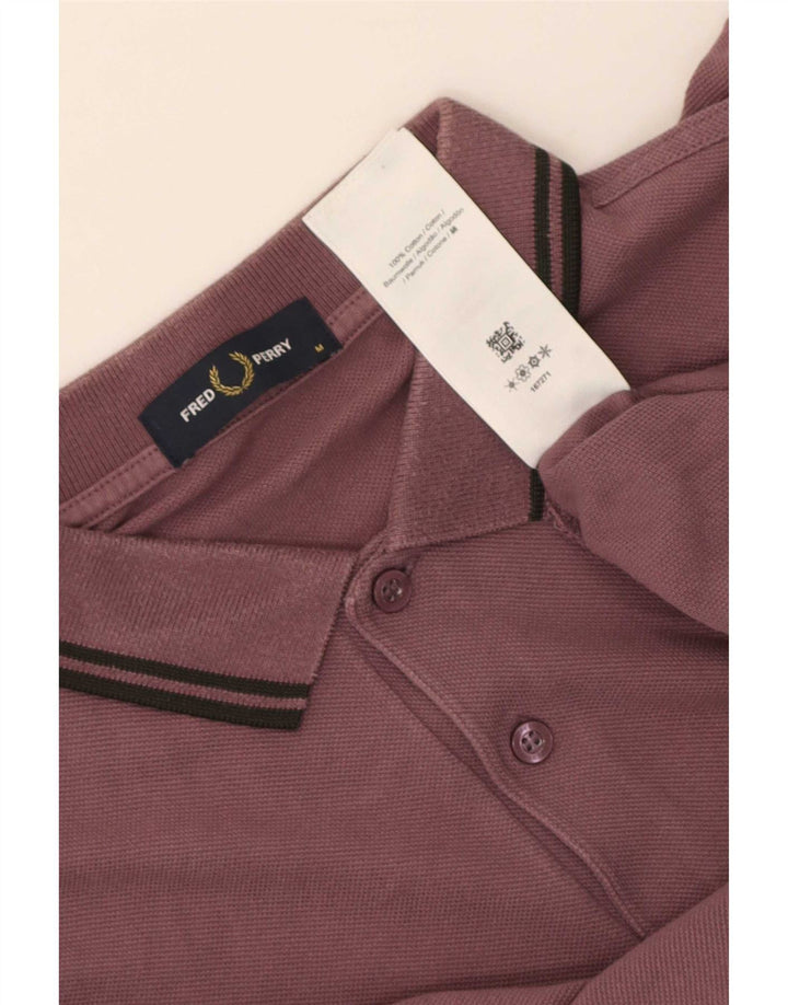 Fred Perry Herre poloshirt Medium brun stribet bomuld