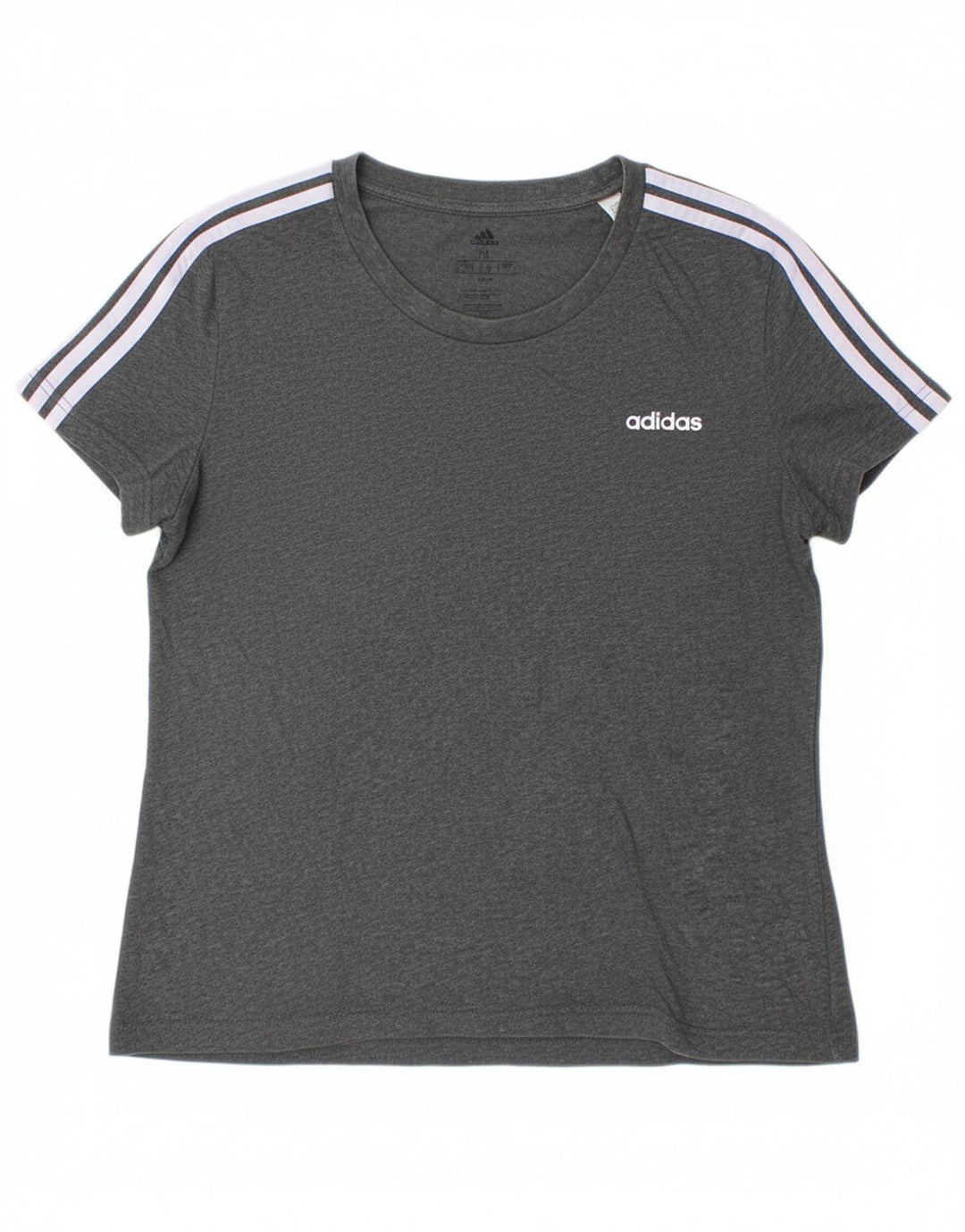 ADIDAS Womens T-Shirt Top UK 18 XL Grey
