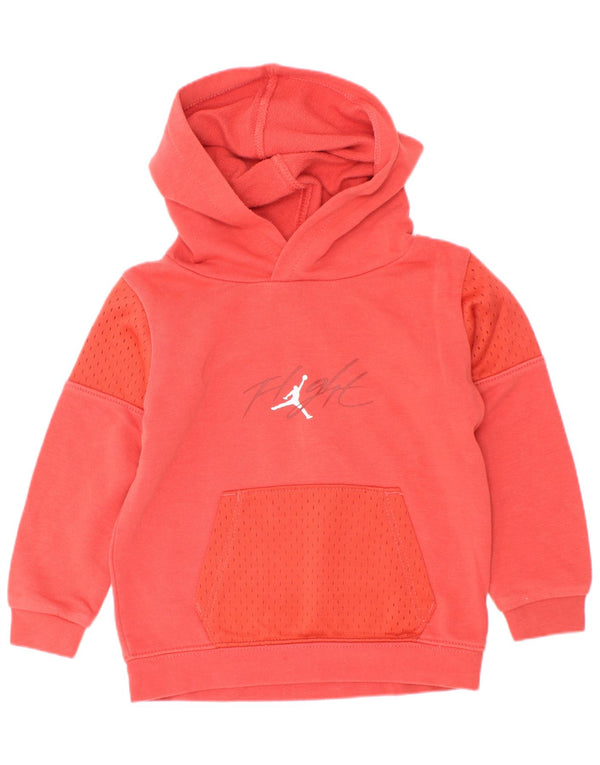 Jordan Baby Boys Grafisk hættetrøje 18-24 måneder Rød Colourblock