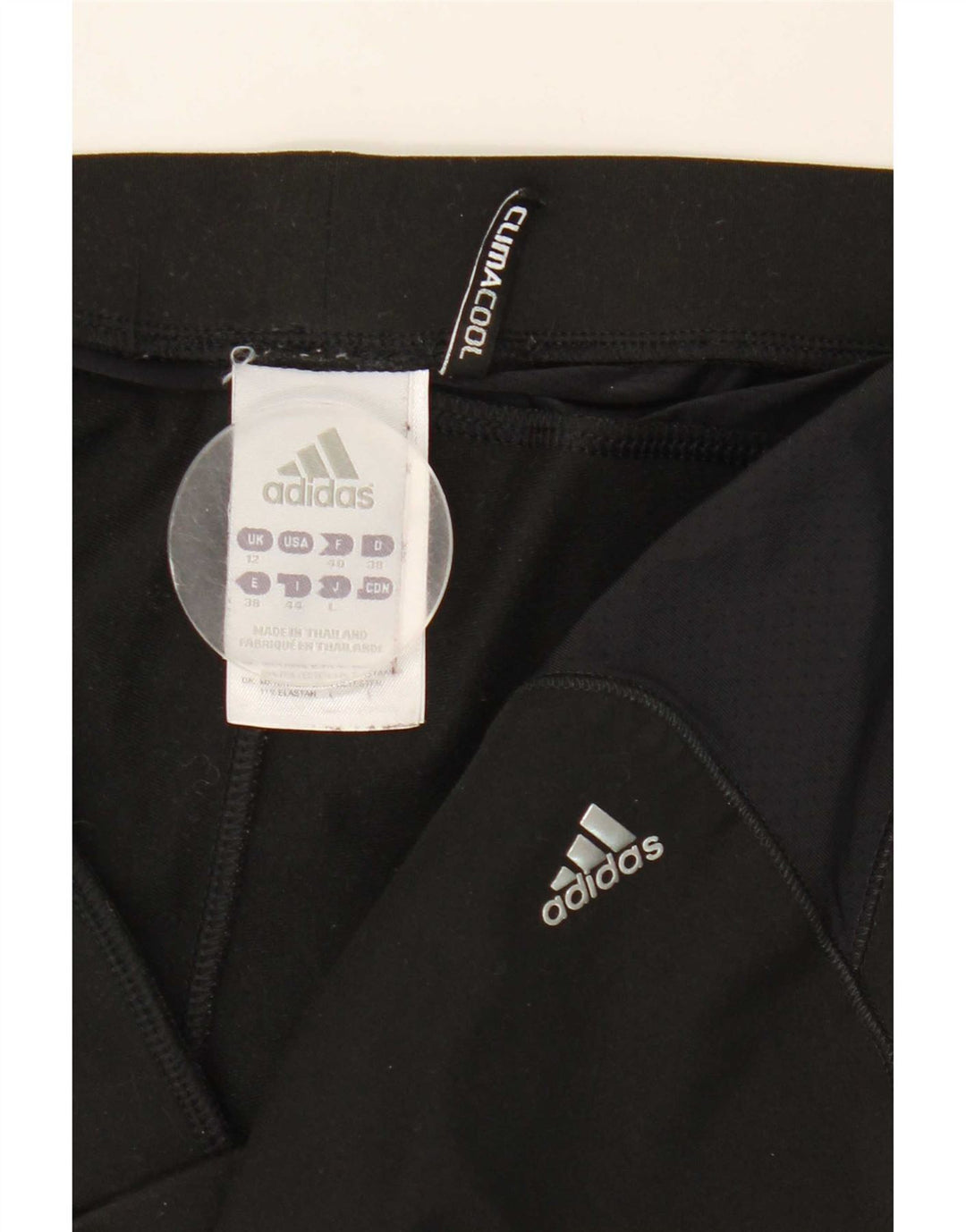 Adidas Dame Climacool Træningsdragt Bukser UK 12 Medium Sort Polyester