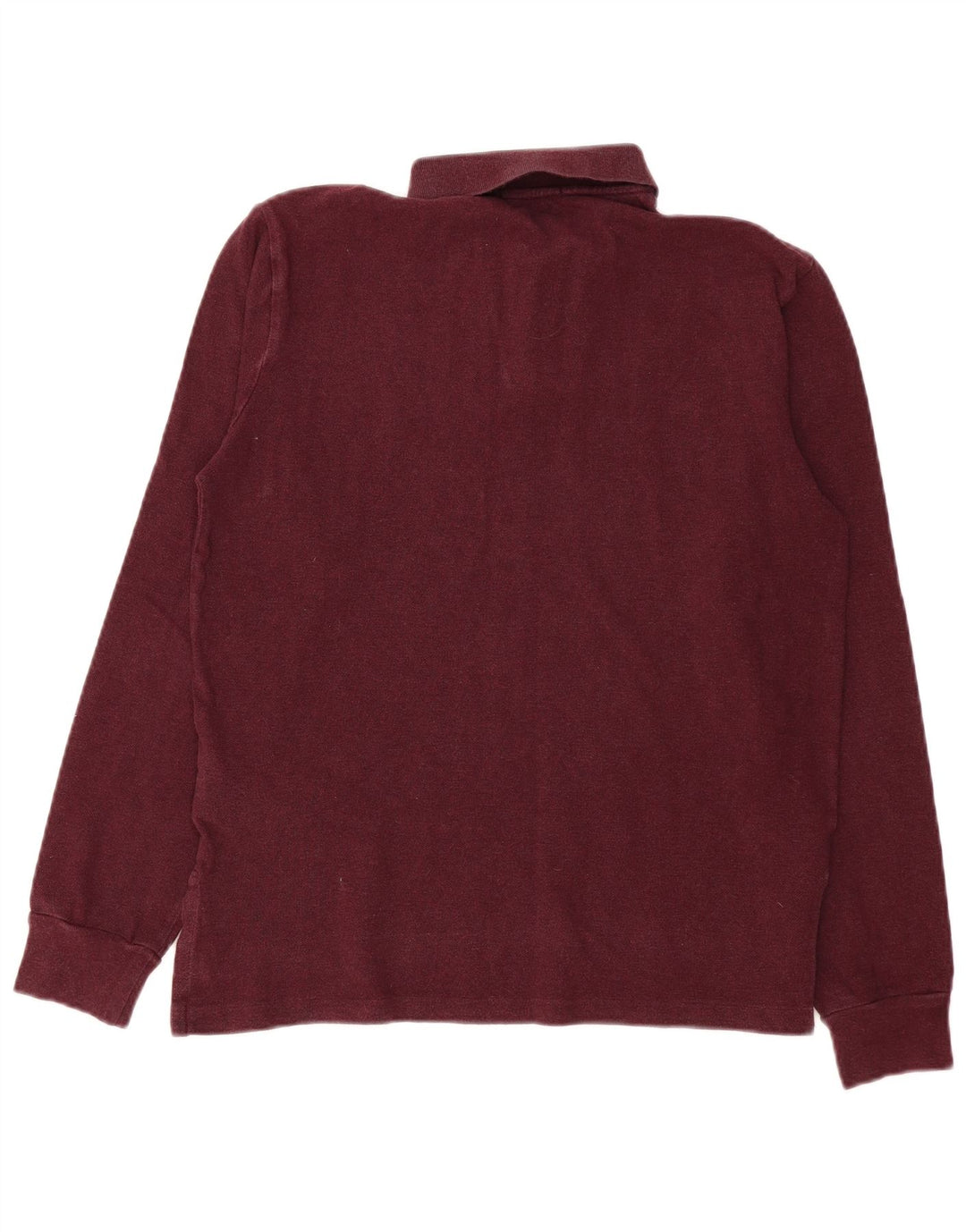 POLO RALPH LAUREN Langærmet herre poloshirt med skræddersyet pasform Medium Burgundy