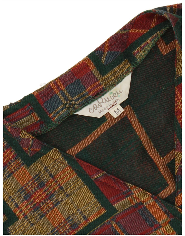 Vintage damevest vest UK 14 Medium flerfarvet patchwork