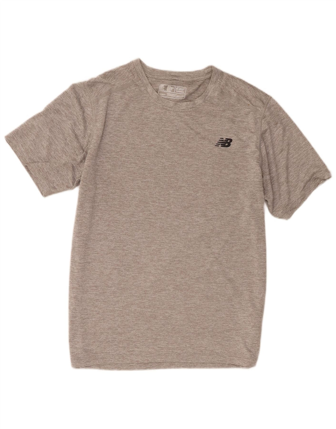 New Balance Herre T-Shirt Top Medium Grå Polyester