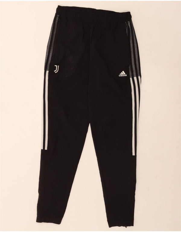 Adidas Dame Juventus Træningsdragt Bukser UK 8 Small Black Polyester
