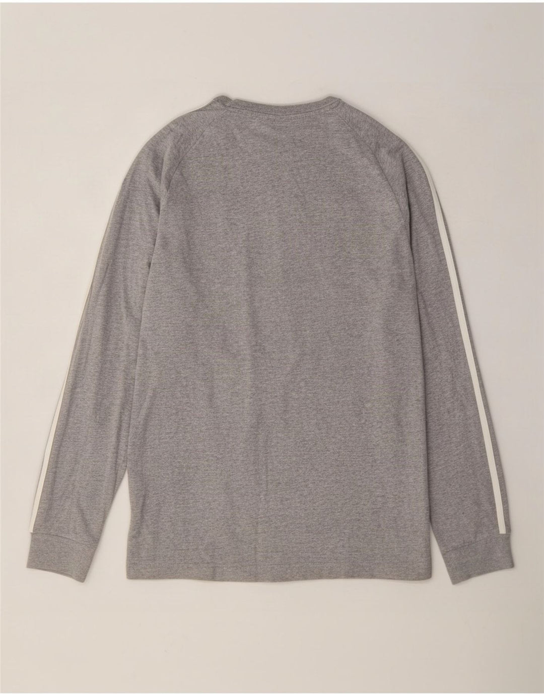 Adidas Herre Top Langærmet Medium Grey Flecked Bomuld