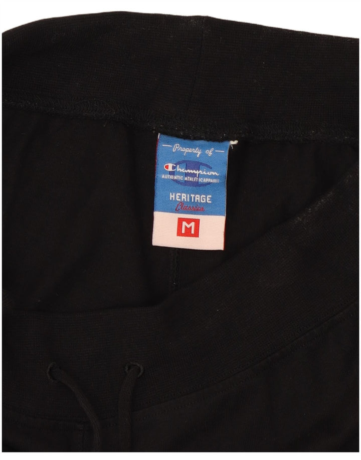 Champion Womens Heritage Classics Træningsdragt Bukser UK 12 Medium Black