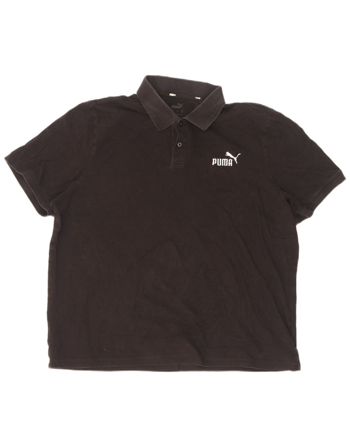 Puma herre poloshirt XL sort bomuld
