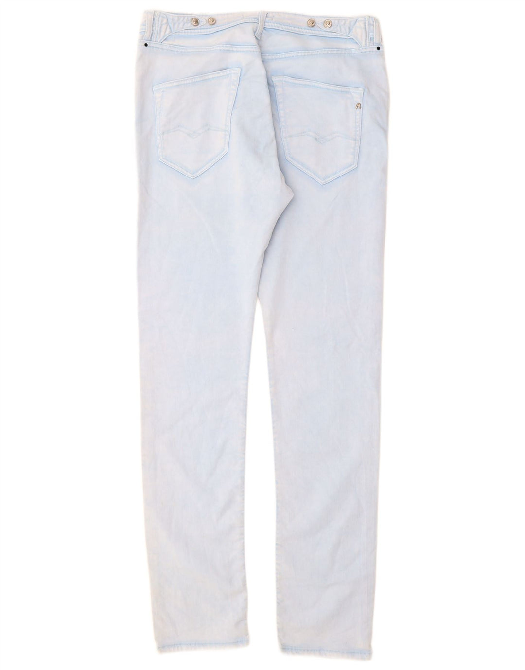 Replay Dame Slim Jeans W29 L32 Blå Bomuld