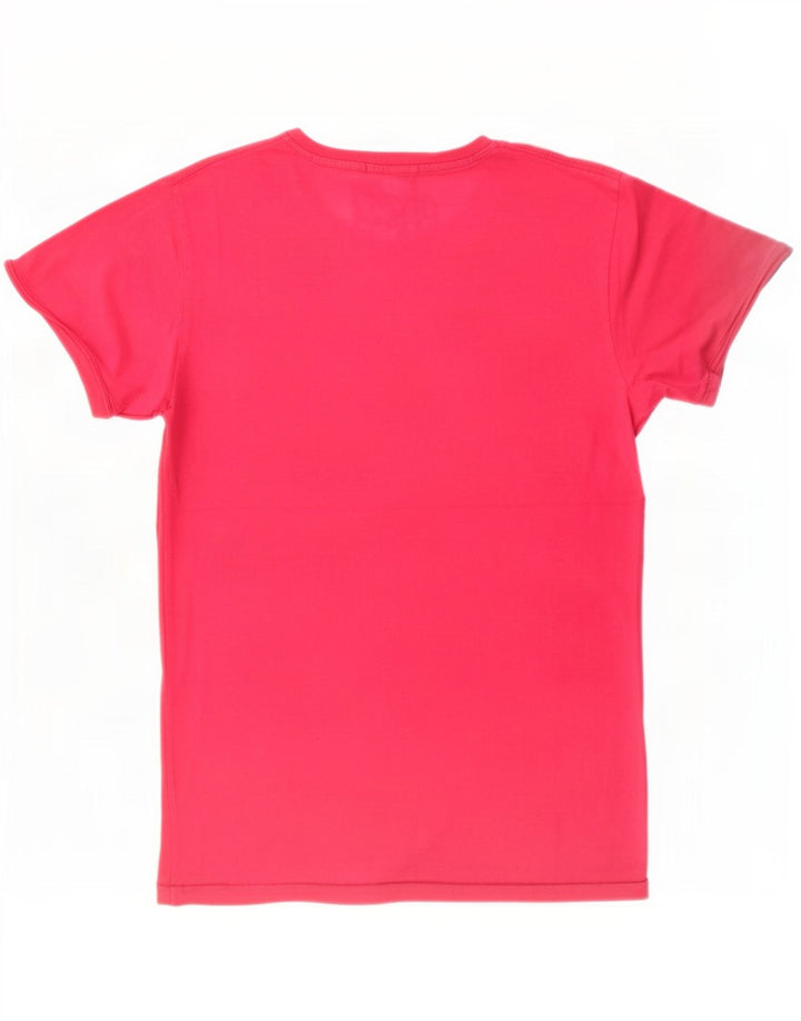 Jack & Jones Herre grafisk T-shirt Top Stor Pink