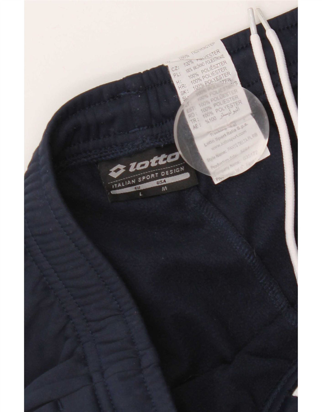 Lotto Herre træningsdragt Bukser Joggers Medium Navy Blue Polyester