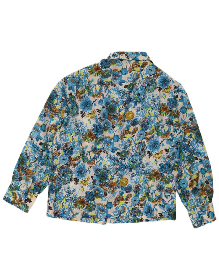 Vintage Dameskjorte IT 44 Medium Multicolored Floral