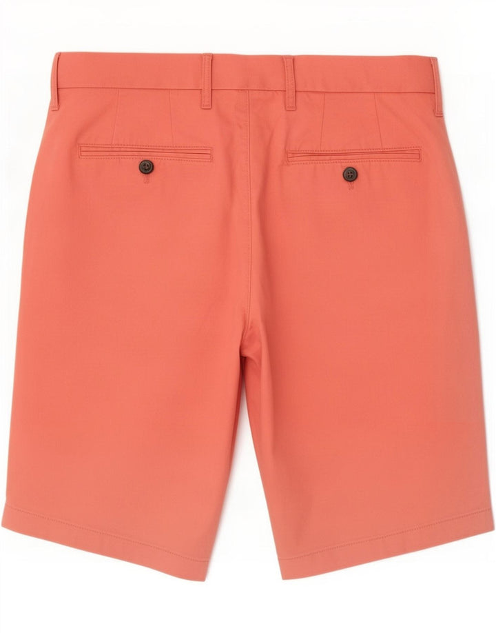 Marks & Spencer Herre Regular Chino Shorts W30 Medium Orange Bomuld