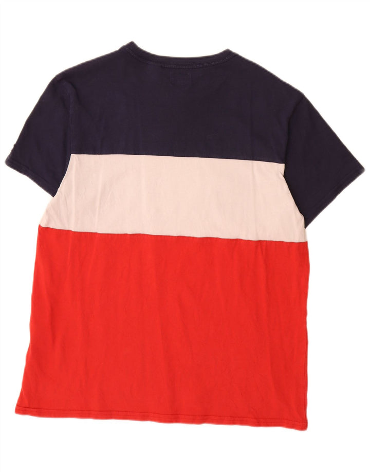 Levi's Herre grafisk T-shirt Top Medium Flerfarvet Colourblock Bomuld