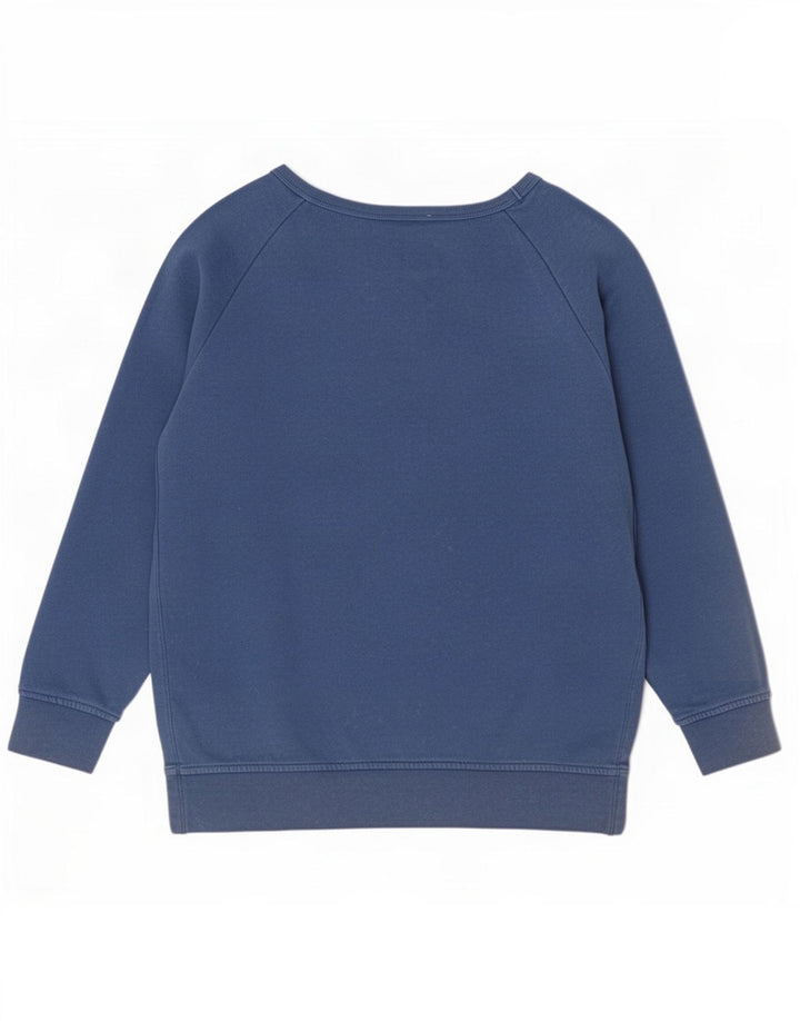 Gap Dame Sweatshirt Jumper UK 14 Medium Blue Cotton