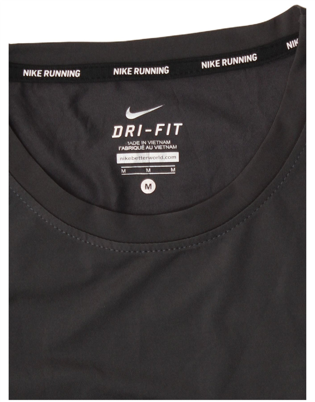 Nike herre Dri Fit T-shirt top mellemgrå