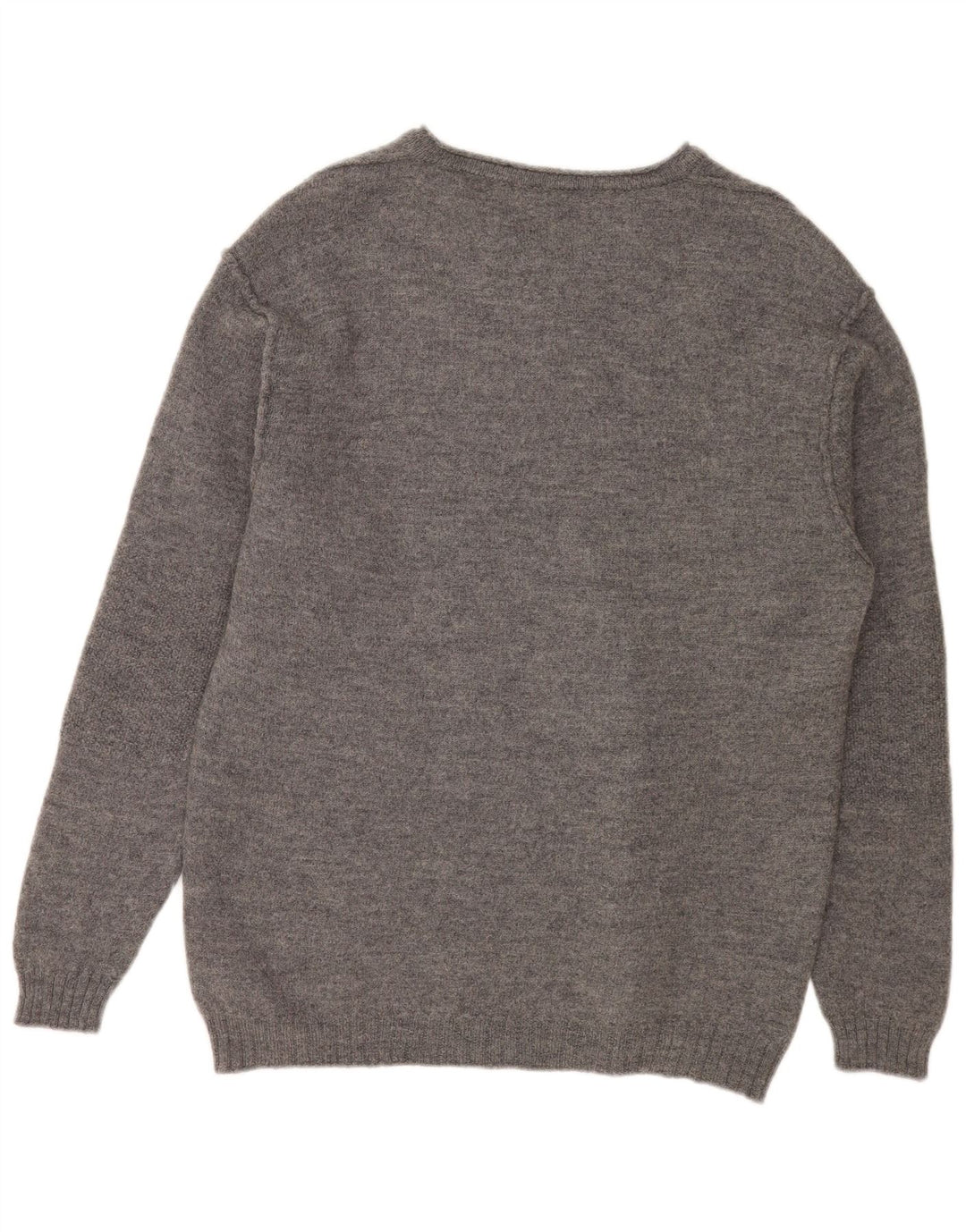 Sixty Herre V-hals sweater 2XL grå uld