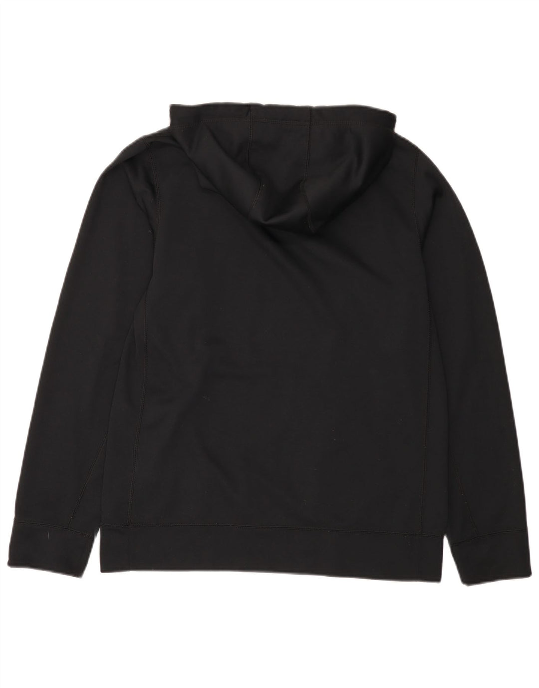 NIKE Therma-Fit grafisk hættetrøje til mænd, lille sort polyester