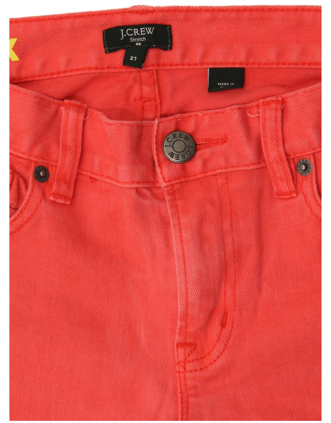 J. Crew Stretch Skinny Jeans til kvinder W27 L27 Orange