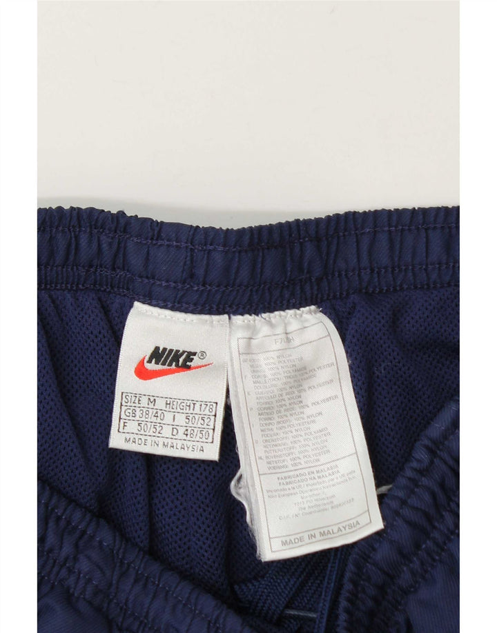 Nike Træningsdragtsbukser til mænd UK 38/40 Medium Navyblå nylon