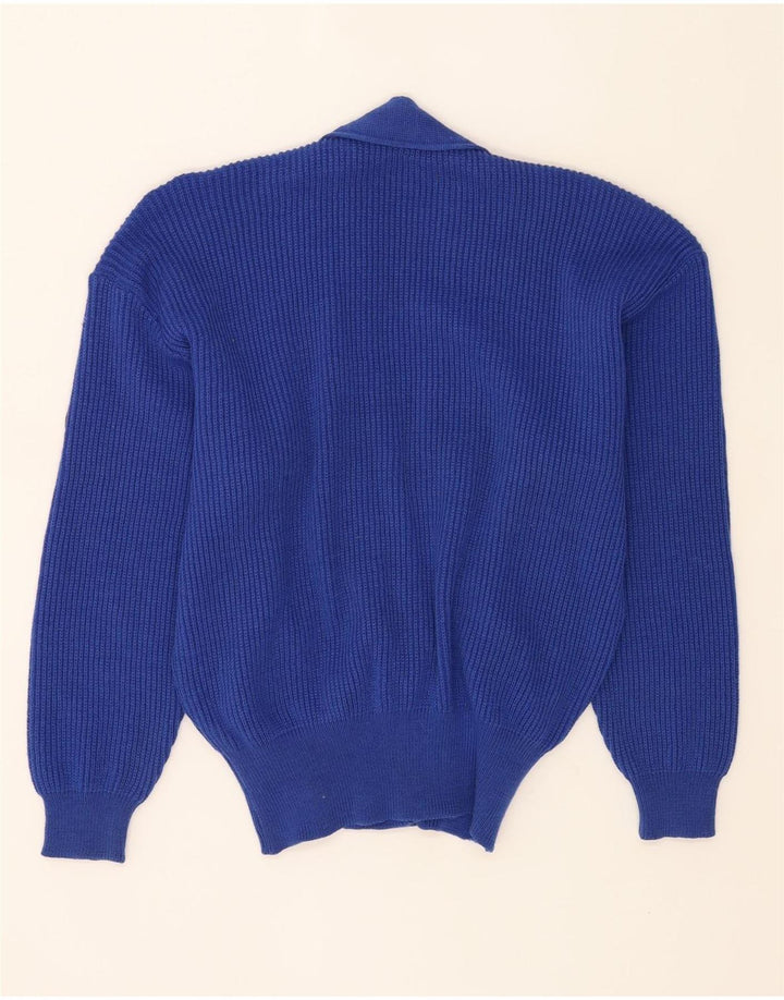 TRUSSARDI Womens Cardigan Sweater IT 40 Small Blue Vintage Trussardi and Second-Hand Trussardi from Messina Hembry 